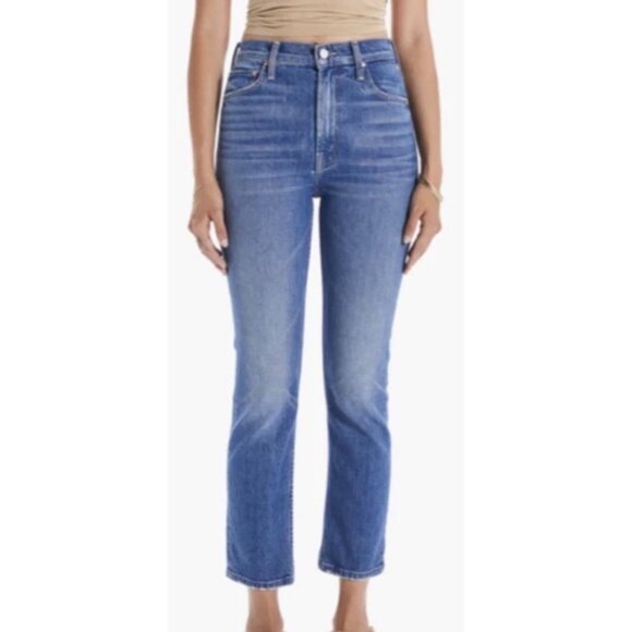 MOTHER Denim - Mother Superior High-Waisted Rider Ankle Jeans*Running w/Scissors*Size 28*NWT